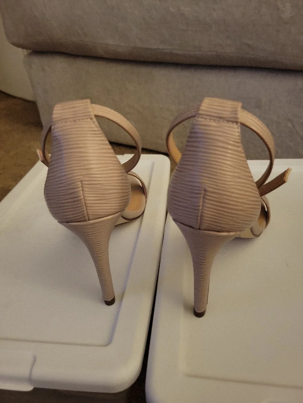 Call It Spring Nude Ankle Strap Stiletto Heels Size 7.5 Never Worn
